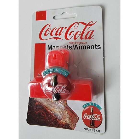 Vintage Coca Cola Chip Clip Fridge Magnet 1995 NOS No.51558 - Picture 5 of 12